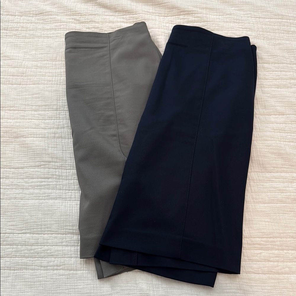 Van Heusen Charcoal & Navy Pencil Skirt Bundle